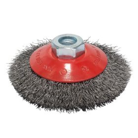   Bosch PRO Metal clean hullámos kúpos kefe, 100x0,3 mm, M14 menetes, fémhez