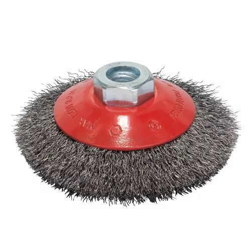 Bosch PRO Metal clean hullámos kúpos kefe, 100x0,3 mm, M14 menetes, fémhez