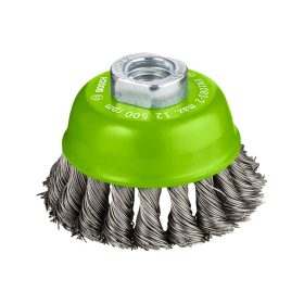   Bosch PRO Stainless Steel heavy fonott fazékkefe, 75x0,5 mm, M14 menetes, fémhez, inoxhoz