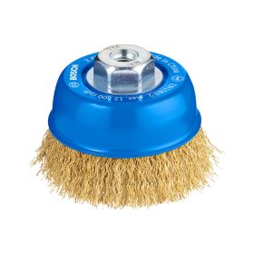   Bosch PRO Multi Material hullámos fazékkefe, 75x0,3 mm, M14 menetes, inoxhoz, színesfémhez