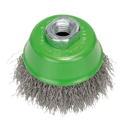 Bosch PRO Stainless Steel clean hullámos fazékkefe, 75x0,3 mm, M14 menetes, fémhez, inoxhoz