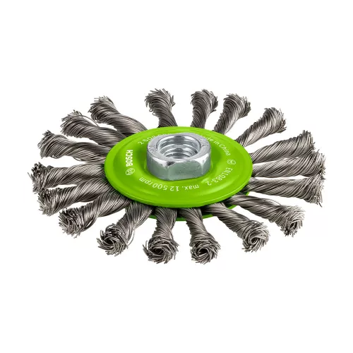 Bosch PRO Stainless Steel heavy drótkorong, 115x0,5 mm, M14 menetes fonott, fémhez, inoxhoz