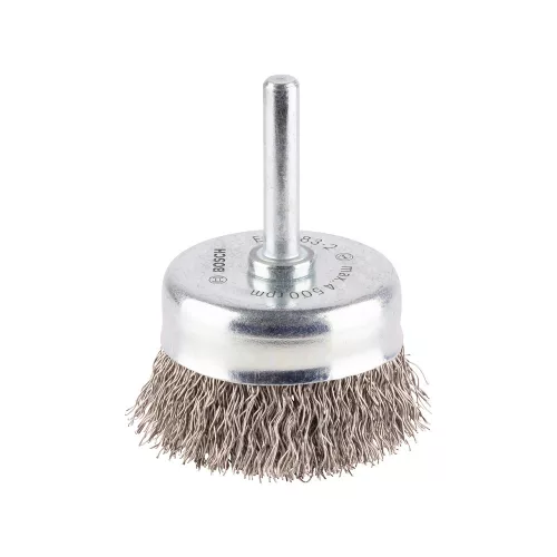 Bosch PRO Stainless Steel clean hulámos fazékkefe, fúrógéphez, 50x0,3 mm, fémhez,inoxhoz