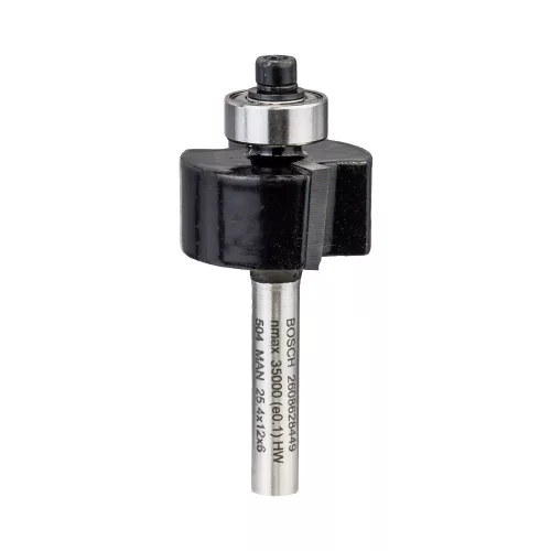 Bosch Keményfém élhoronymaró szár: 6 mm D:25,4 L:12,4 G:54 csapágyas keményfához