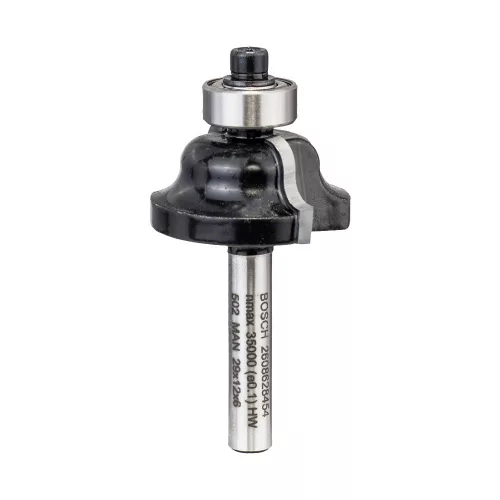 Bosch Keményfém "B" római Ogee profilmaró szár: 6 mm D:28,6 L:12,4 G:54 R1:4 keményfához