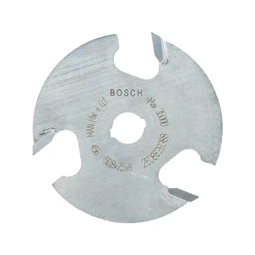 Bosch EXPERT Wood keményfém tárcsás horonymaró három vágóél 8 mm, D 50,8 L 2,5 forgácshoronnyal