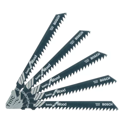 Bosch T 111 C dekopír fűrészlap fához 100x3,0mm 5db/cs
