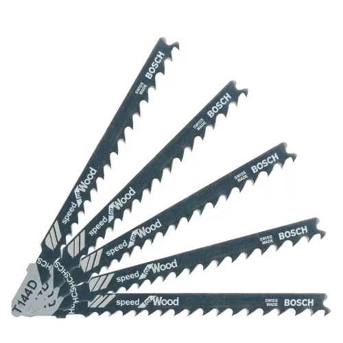 Bosch T 144 D dekopír fűrészlap fához 100x4,0/5,2mm 5db/cs