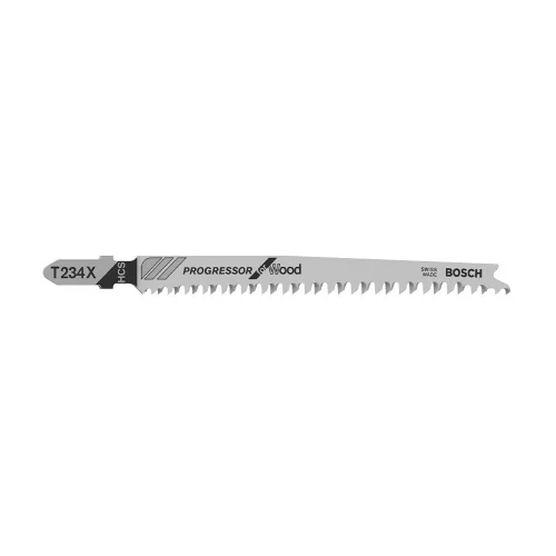 Bosch T 234 X dekopír fűrészlap fához 117x2,0/3,0mm 5db/cs