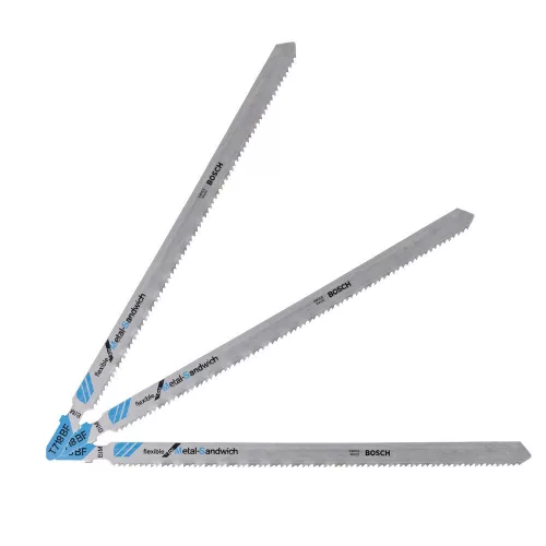 Bosch PRO Metal Sandwich T718BF szúrófűrészlap, 180 mm, 3 db, fém szenvicspanel