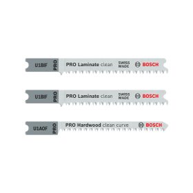   Bosch PRO laminate szúrófűrészlap készlet, U befogószár, 3 részes, parketta,PVC