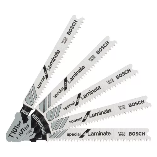 Bosch PRO laminate clean T101BIF szúrófűrészlap, 83 mm, 5 db, laminált lap, szendvicspanel