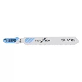   Bosch PRO Stainless Steel T118EFS szúrófűrészlap, 83 mm, 5 db, inox, fém