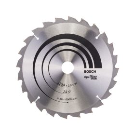   Bosch PRO Wood körfűrészlap, 254x2x30 mm 24 fog, kemény fa, rétegelt lemez, forgácslap