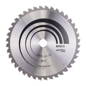   Bosch PRO Wood körfűrészlap, 254x2x30 mm 40 fog, kemény fa, rétegelt lemez, forgácslap