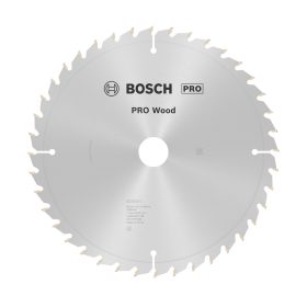   Bosch PRO Wood körfűrészlap, 254x2x30 mm 40 fog, kemény fa, rétegelt lemez, forgácslap