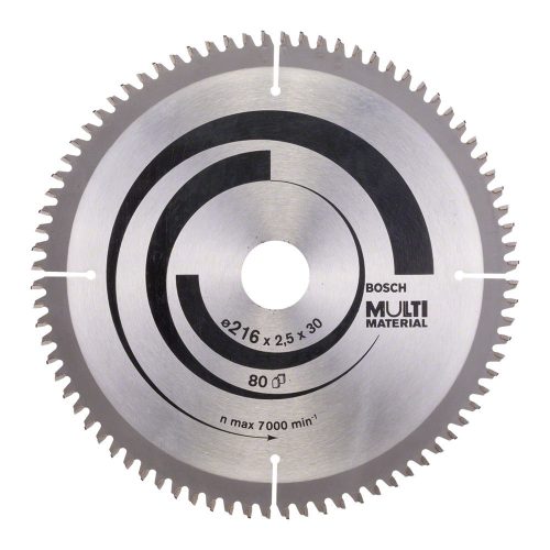 Bosch PRO Multi Material körfűrészlap, 216x2,5x30 mm 80 fog, többféle anyaghoz
