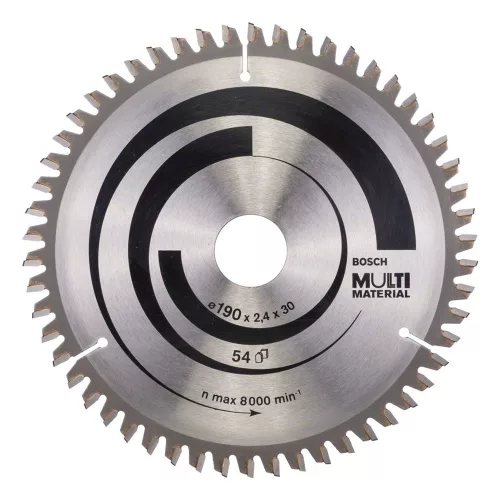 Bosch PRO Multi Material körfűrészlap, 190x2,4x30 mm 54 fog, többféle anyaghoz