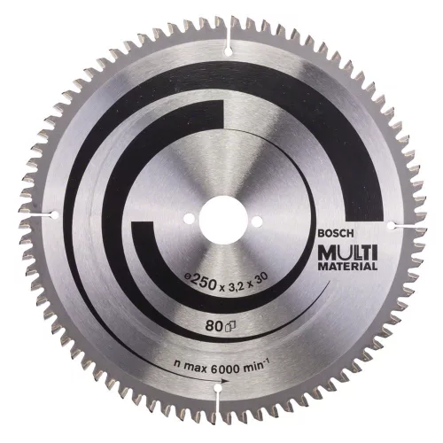 Bosch PRO Multi Material körfűrészlap, 250x3,2x30 mm 80 fog, többféle anyaghoz