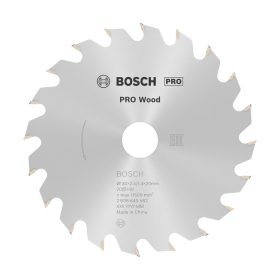   Bosch PRO Wood körfűrészlap, 130x2,4x20 mm 20 fog, kemény fa, rétegelt lemez, forgácslap