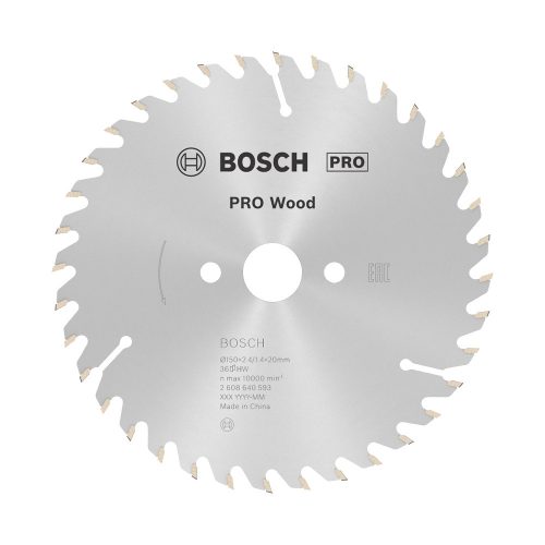 Bosch PRO Wood körfűrészlap, 150x2,4x20 mm 36 fog, kemény fa, rétegelt lemez, forgácslap