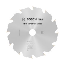   Bosch PRO Construct Wood körfűrészlap, 160x2,6x20 mm 12 fog, építőipari és szennyezett fához