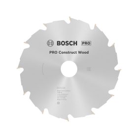   Bosch PRO Construct Wood körfűrészlap, 190x2,6x30 mm 12 fog, építőipari és szennyezett fához