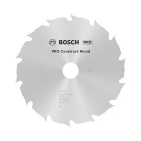   Bosch PRO Construct Wood körfűrészlap, 210x2,8x30 mm 14 fog, építőipari és szennyezett fához