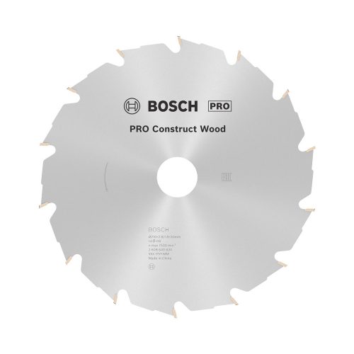 Bosch PRO Construct Wood körfűrészlap, 210x2,8x30 mm 14 fog, építőipari és szennyezett fához