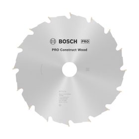   Bosch PRO Construct Wood körfűrészlap, 230x2,8x30 mm 16 fog, építőipari és szennyezett fához