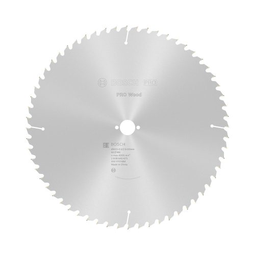 Bosch PRO Wood körfűrészlap, 400x3,5x30 mm 60 fog, kemény fa, rétegelt lemez, forgácslap