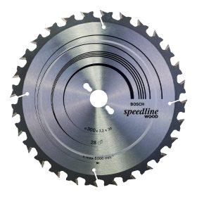   Bosch PRO Wood körfűrészlap, 300x3,2x30 mm 28 fog, kemény fa, rétegelt lemez, forgácslap