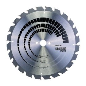   Bosch PRO Construct Wood körfűrészlap, 350x3,5x30 mm 24 fog, építőipari és szennyezett fához
