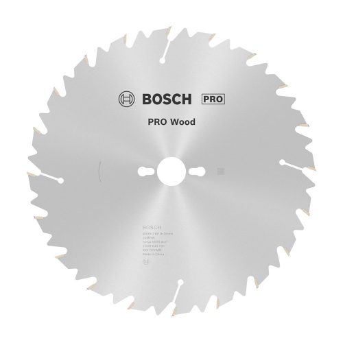 Bosch PRO Wood körfűrészlap, 300x2,8x30 mm 20 fog, kemény fa, rétegelt lemez, forgácslap