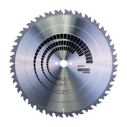 Bosch PRO Wood körfűrészlap, 450x3,8x30 mm 32 fog, kemény fa, rétegelt lemez, forgácslap