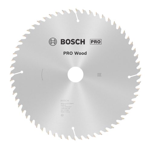 Bosch PRO Wood körfűrészlap, 250x3,2x30 mm 60 fog, kemény fa, rétegelt lemez, forgácslap