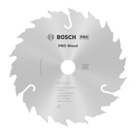   Bosch PRO Wood körfűrészlap, 130x2x16 mm 18 fog, kemény fa, rétegelt lemez, forgácslap