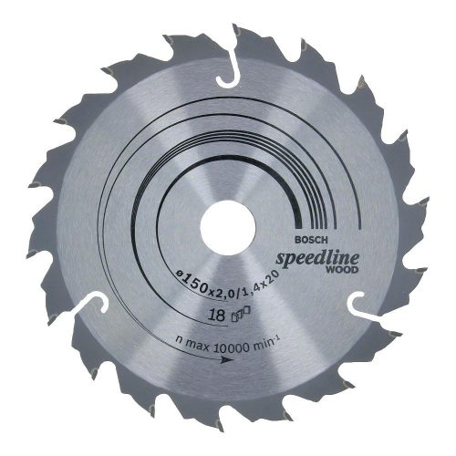 Bosch PRO Wood körfűrészlap, 150x2x20 mm 18 fog, kemény fa, rétegelt lemez, forgácslap