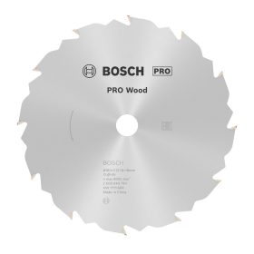   Bosch PRO Wood körfűrészlap, 160x2,2x16 mm 12 fog, kemény fa, rétegelt lemez, forgácslap