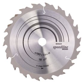   Bosch PRO Wood körfűrészlap, 160x2,2x16 mm 18 fog, kemény fa, rétegelt lemez, forgácslap