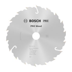   Bosch PRO Wood körfűrészlap, 160x2,2x20 mm 18 fog, kemény fa, rétegelt lemez, forgácslap