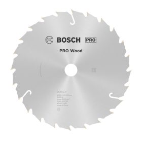   Bosch PRO Wood körfűrészlap, 190x2,4x20 mm 24 fog, kemény fa, rétegelt lemez, forgácslap