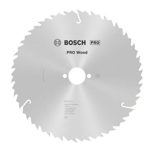 Bosch PRO Wood körfűrészlap, 230x2,4x30 mm 30 fog, kemény fa, rétegelt lemez, forgácslap
