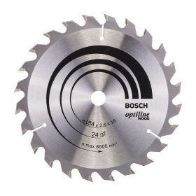   Bosch PRO Wood körfűrészlap, 184x2,6x16 mm 24 fog, kemény fa, rétegelt lemez, forgácslap