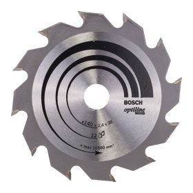   Bosch PRO Wood körfűrészlap, 140x2,4x20 mm 12 fog, kemény fa, rétegelt lemez, forgácslap