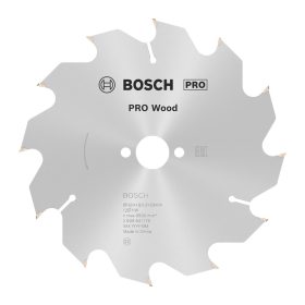   Bosch PRO Wood körfűrészlap, 160x1,8x20 mm 12 fog, kemény fa, rétegelt lemez, forgácslap