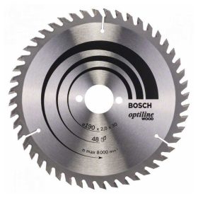   Bosch PRO Wood körfűrészlap, 190x2x30 mm 48 fog, kemény fa, rétegelt lemez, forgácslap