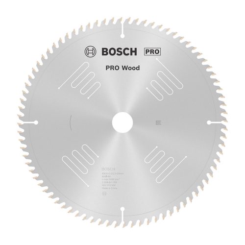 Bosch PRO Wood körfűrészlap, 305x3,2x30 mm 80 fog, kemény fa, rétegelt lemez, forgácslap