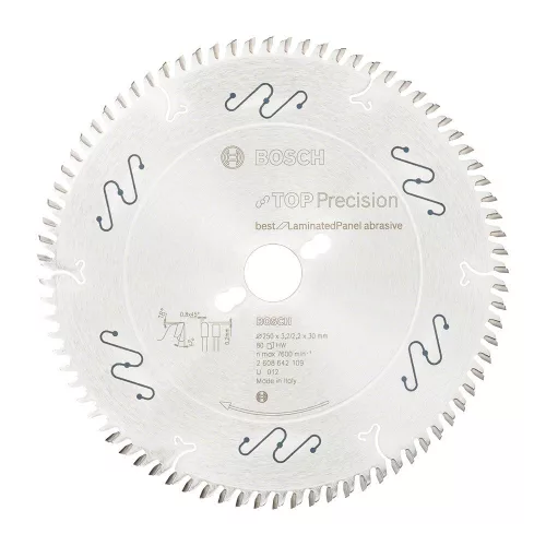 Bosch körfűrészlap laminált panelhez 250x2,2x30mm, 48 fog