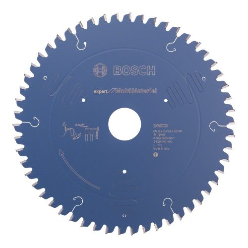 Bosch EXPERT Multi Material körfűrészlap 210x2,4/1,8 30 T54 fog, TCG nemvasfém, aluminium, fa